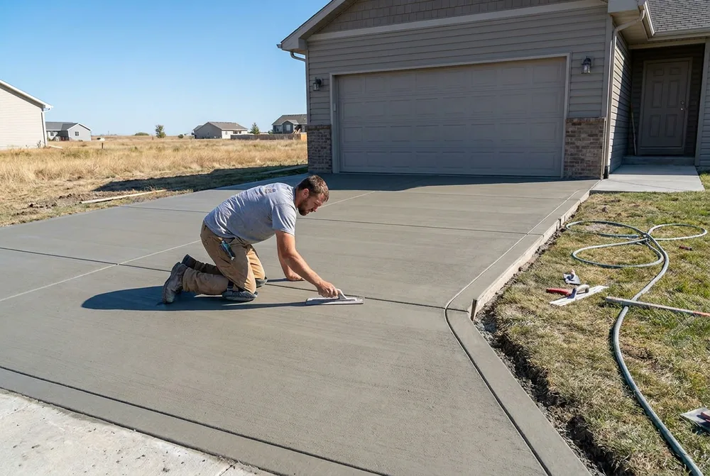 Concrete Driveways, A+ Concrete