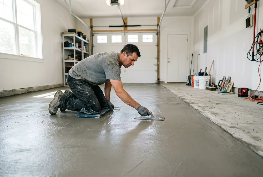 Garage Floors, A+ Concrete